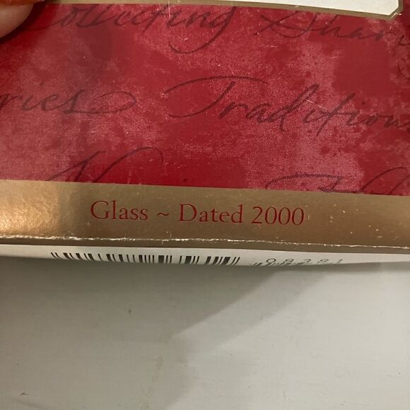 Vintage Hallmark Ornament Blue Glass Ángel 2000 - Picture 9 of 9